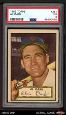 1952 Topps #351 Al Dark Giants PSA 3 - VG