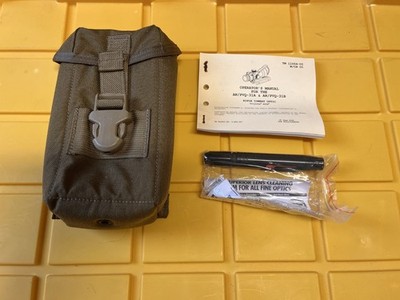 USMC Padded Optical Instrument Case 1240-01-581-6584 with Lens Pen, User Manual