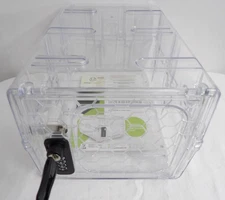 URBAN AUGUST LOCKING DUAL LOCK & KEY MEDICINE REFRIGERATOR SECURITY LOCKBOX NEW