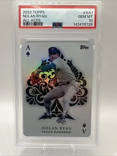2023 Topps All Aces #AA1 Nolan Ryan All Aces PSA 10