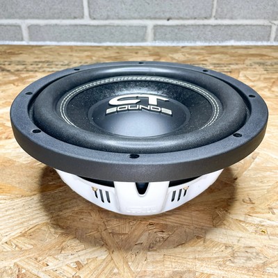 Used CT Sounds HYDRO-10-D4 500W RMS 10'' Shallow Mount Subwoofer - Dual 4 Ohm