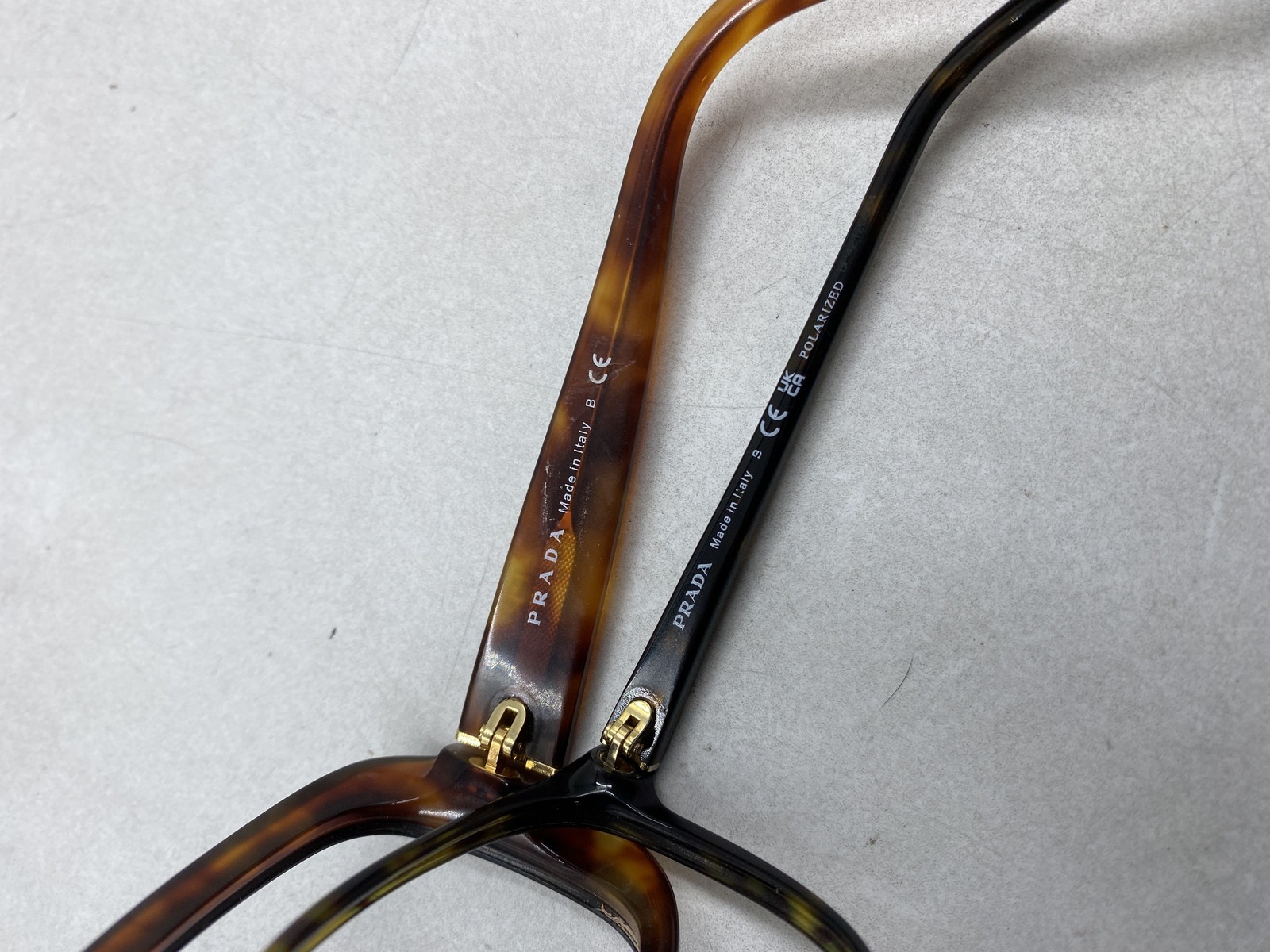 Prada Brown Tortoise Pattern Rectangle Eyeglasses - image 6