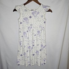 Girls Disney Frozen II Hanna Andersson Elsa Snowflakes Nightgown Dress 130 US 8