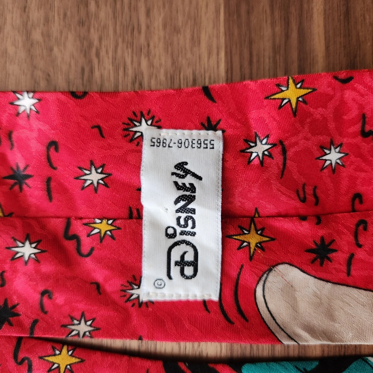 Disney Men's Novelty Character Tie One Size Red Multi