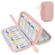 USB Flash Drive Case Thumb Drive Holder Case Organizer Portable Electronic St...
