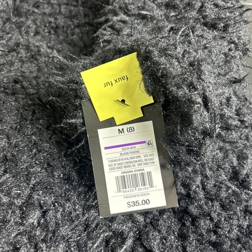 Girls' Long Faux Fur Jacket - art class Size Medium 8 ✅ Winter Coat - Picture 5 of 5