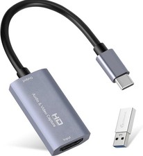 Guermok Video Capture Card, USB 3.0 HDMI to USB C Audio Capture Card, 4K 1080...