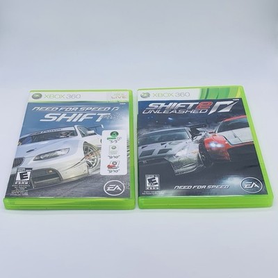 Lot of 2 Need for Speed: Shift and Shift 2: Unleashed Xbox 360 EA - Tested