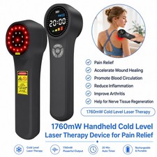 1760mW Cold Laser Therapy Device for Pain Relief LLLT Physiotherapy Home Use