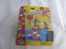 2001 Playmates Toys, The Simpsons, Series 4:  Itchy & Scratchy NIP
