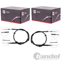 2X A.B.S. Handbremsseile Hinten Passend FüR Ford Cougar Mondeo Scheibenbremse LI