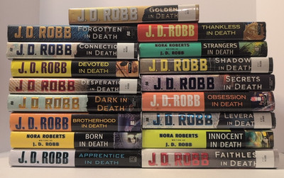 Lot of 18 J.D. Robb IN DEATH Series Hardcover Books Nora Roberts