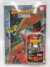 Japanese Marmit Comics 2 Gold Kotetsu jeeg mini metal die cast Chogokin