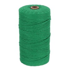 2mm x 383 Yard Emerald Green Natural Cotton Macrame Rope, 2 Strands