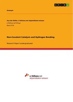 Anonymous | Non-Covalent Catalysis And Hydrogen Bonding | Taschenbuch | Englisch