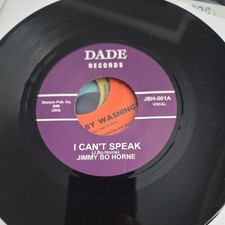 Jimmy Bo Horne - I Can't Speak, 7", (Vinyl) Northern soul vg++/ex