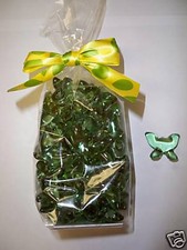 50 Green Butterfly Gardenia Bath Oil Beads
