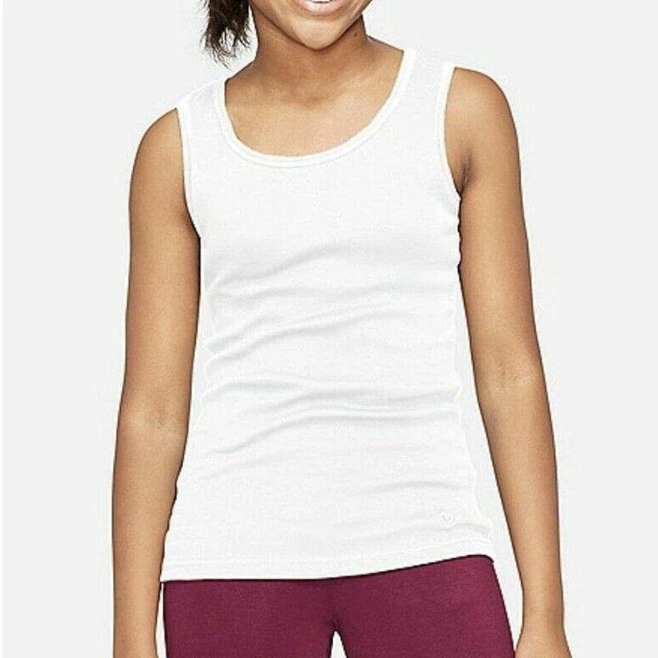 Tanque acanalado Big Kid blanco Foto 2 de 4