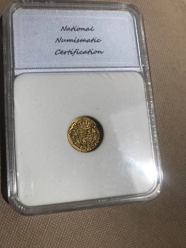 1774 Spain Charles III Gold Half Escudo M PJ - Picture 4 of 4