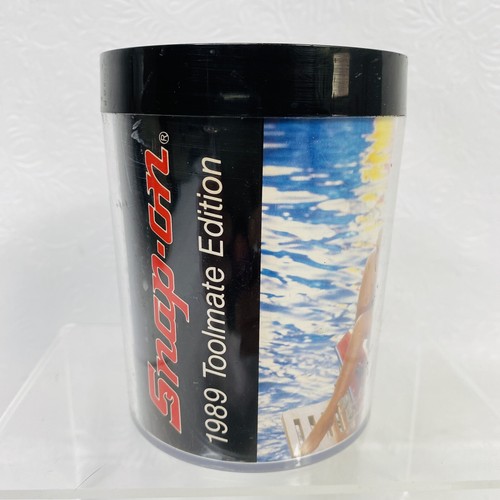 Taza de plástico Snap-On 1989 Toolmate Edition Thermo-Serv Michelle julio agosto - Imagen 2 de 7