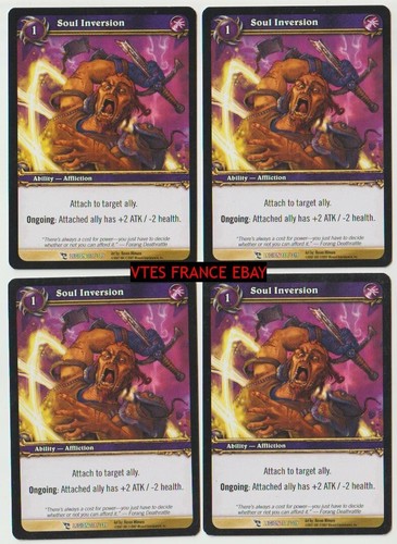 Soul Inversion x4 #111 / March of the Legion ENG Warcraft TCG | eBay