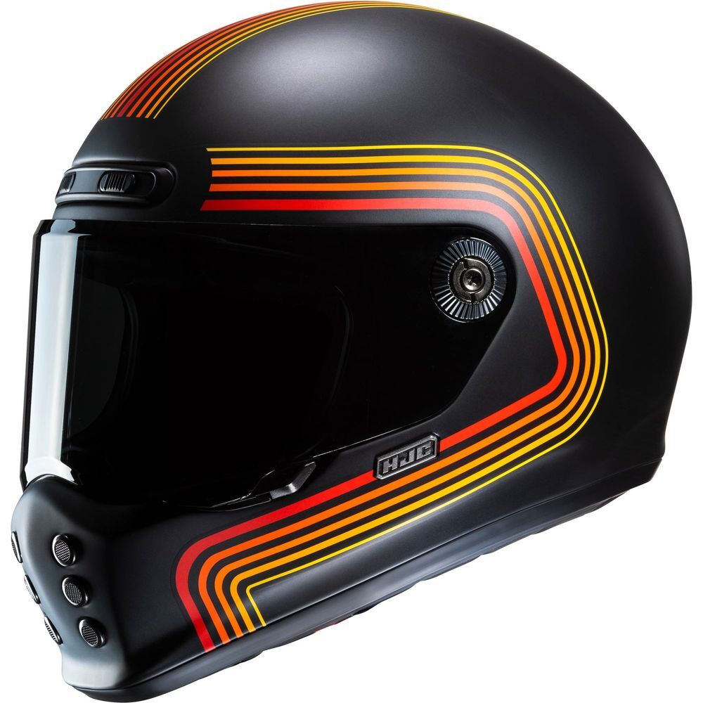 HJC V10 Foni MC1SF Red Black Motorcycle Motorbike Helmet