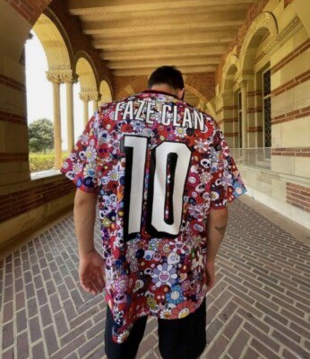 FaZe × Murakami Jersey Black Lサイズ FaZe Clan x Takashi Murakami Jersey Black Men's - FW21 - US