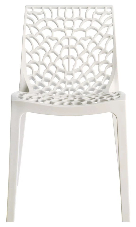 Gruvyer Indoor Outdoor Dining Chairs, from Italy, Stackable, Strong (2 chairs) - Image 2 of 4