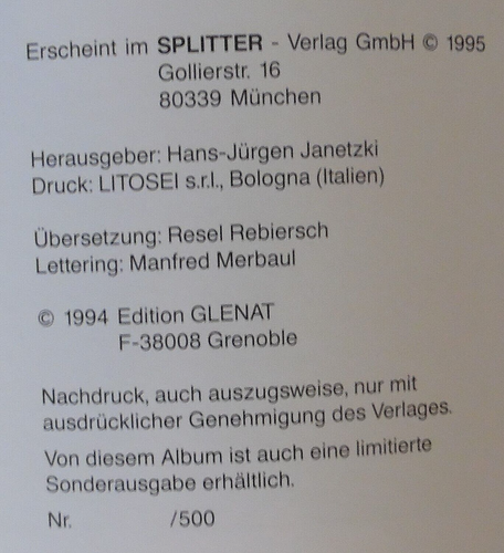 Samba Bugatti 3, Das Bugatti-Secret, Splitter Verlag, 1995, Z1, - Imagen 3 de 8