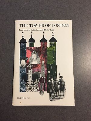 1977 The Tower Of London Department of the Environment Official Guide W/ Map 