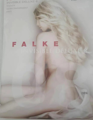 FALKE Invisible Deluxe 8 DEN Strumpfhose Größe S - M  Farbe Coffee