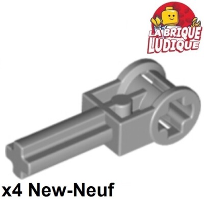 LEGO Technic 4x Pole Spenden Handle Schalthebel Schaltknauf Grau / Light B 6553