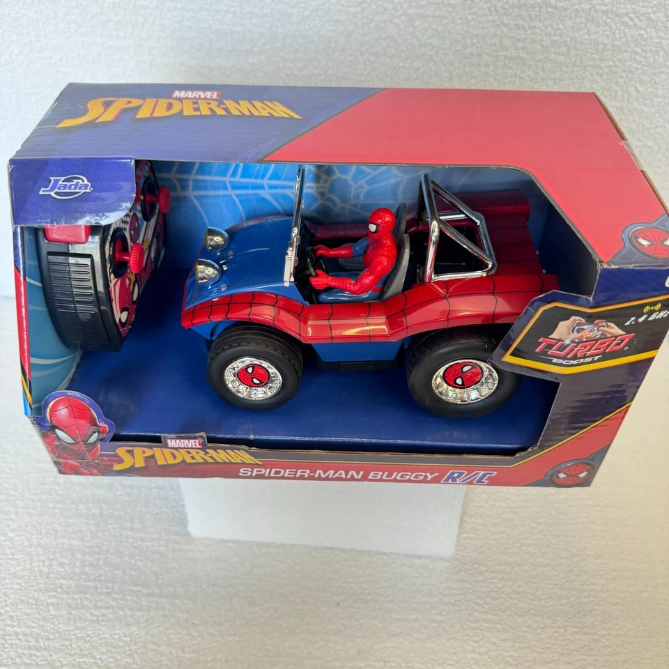 Controle remoto de buggy Spider-Man 7 em botão Marvel Turbo, função completa novo na caixa - Imagem 2 de 4