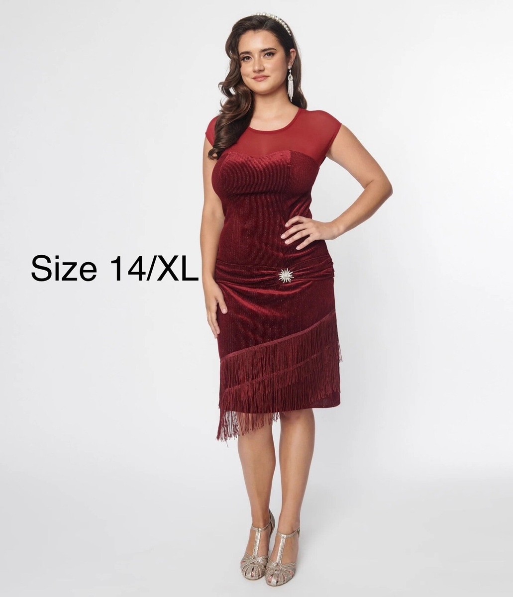white christmas dresses UNIQUE VINTAGE- OLIVE VELVET SWING DRESS – HepKat Clothing main image 1