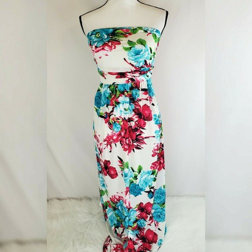 Vanilla Bay Womens Strapless Tube Maxi 