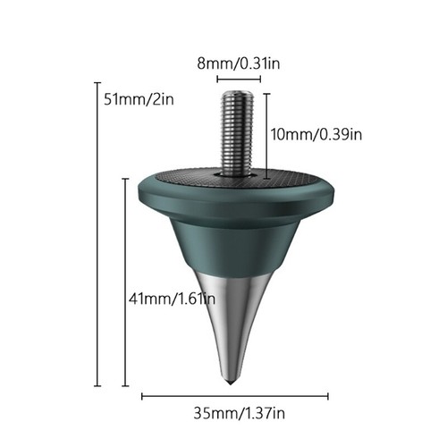 Durability AntiVibration Speaker Spikes Stand Pad NonSlip for Systems Upgrades - Afbeelding 7 van 16
