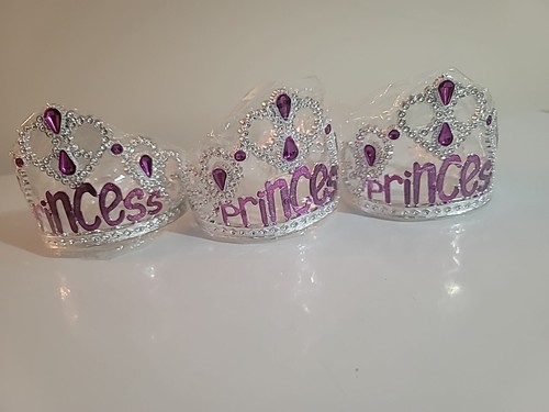 Rhinestone Kids Girl Crystal Tiara Hair Band Bridal Princess Is Plastic. - Picture 3 of 7