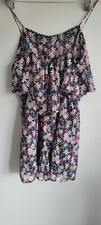 Primark Floral Sleeveless Playsuit Size 6 womens