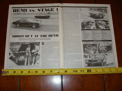 1970 BUICK GS STAGE 1 vs. 1968 HEMI ROAD RUNNER ORIGINAL 1987 ARTICLE