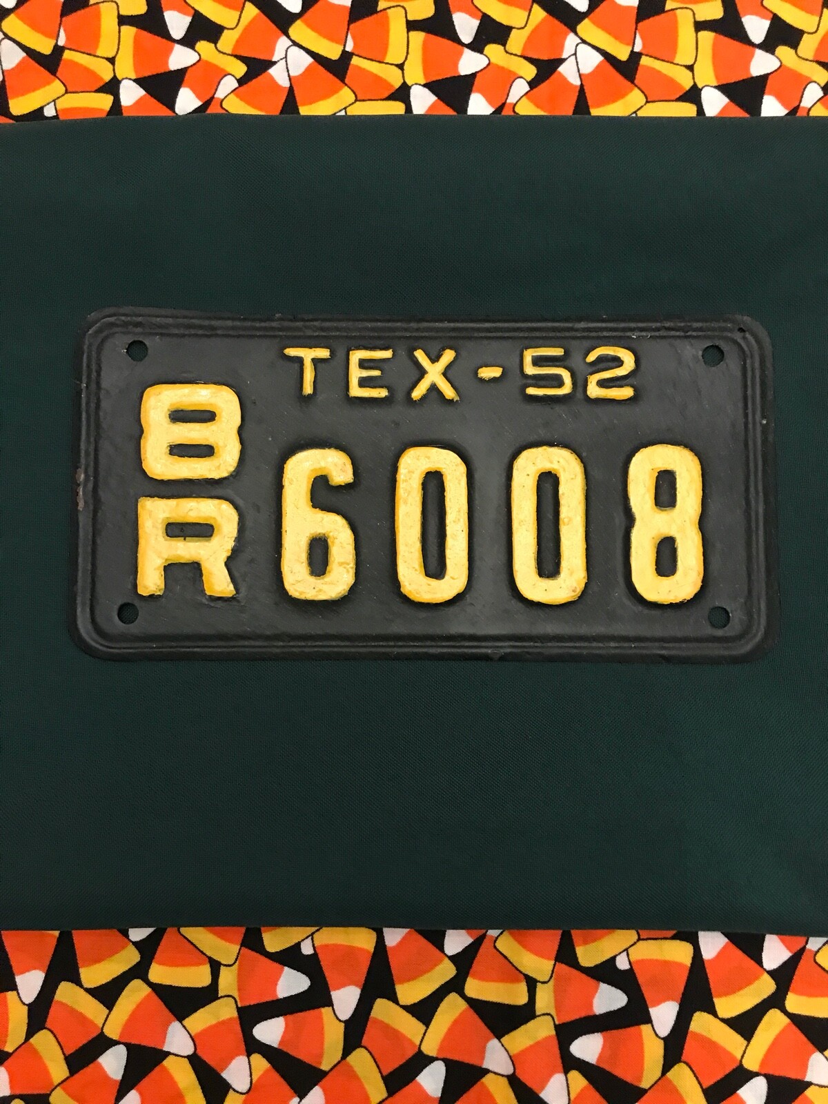 1952 TEXAS MOTORCYCLE LICENSE PLATE 8R6008 eBay