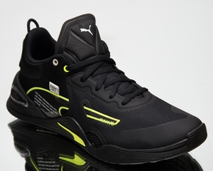 puma black yellow alert