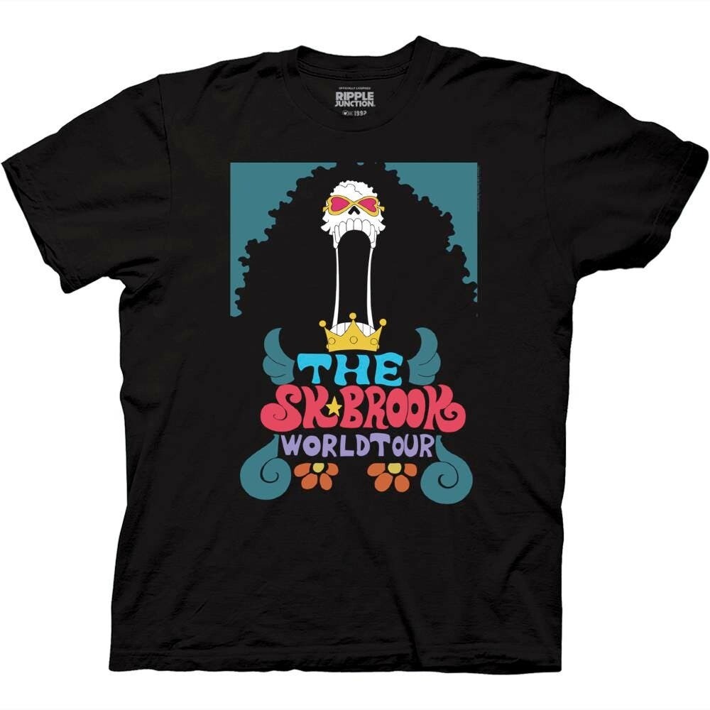 【BAON】Vilube Strap Shirt One Piece One Piece - Brook World Tour Adult T-Shirt - Black