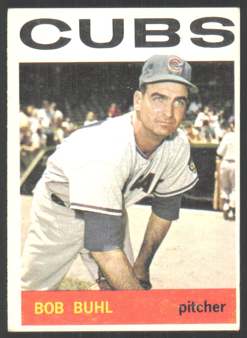 1964 Topps Bob Buhl Chicago Cubs #96