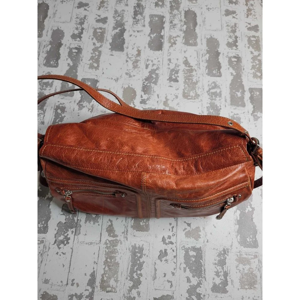 Nuovedive Italian Leather Large Hobo Handbag - Image 4 of 4