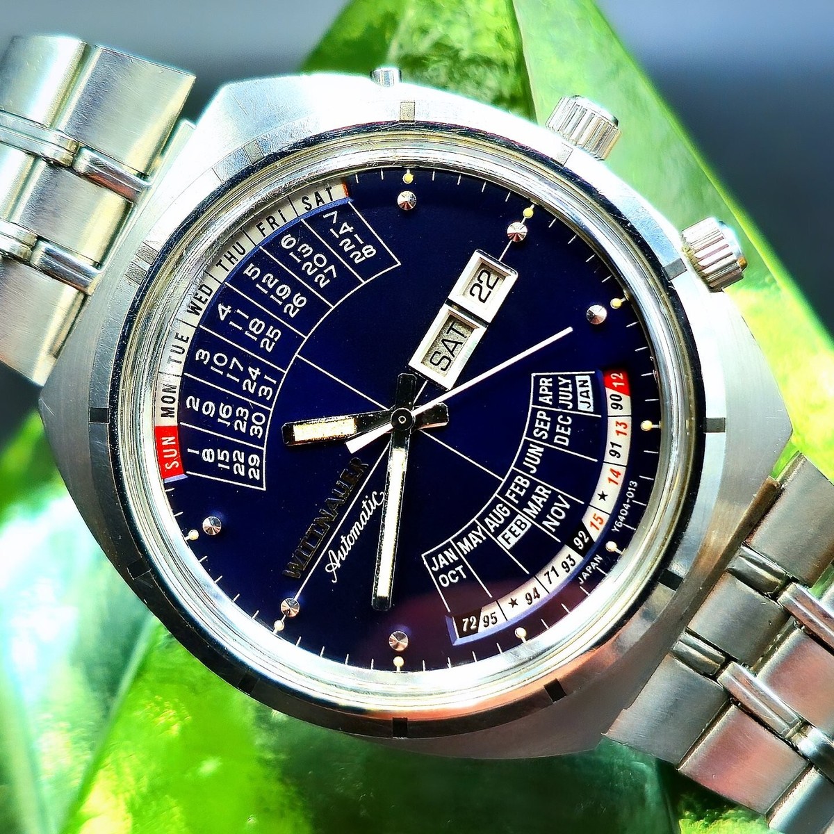 超美品　デッドストック　ウィットナー2000 パーペチュアルカレンダー　未使用 Vintage WITTNAUER 