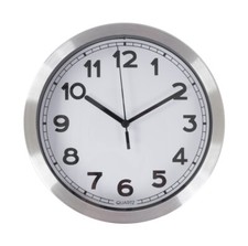 Wanduhr 20cm Küchenuhr Wohnzimmeruhr Baduhr Uhr Quarz Quartz Uhrwerk Bahnhofsuhr