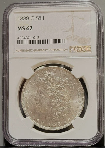 1888-O Morgan Dollar NGC Certified MS62