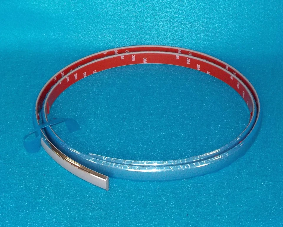 Chevrolet Beretta 1988 1989 1990 parachoques delantero moldura cromo/gris 14103493 Foto 3 de 4