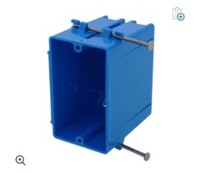 Carlon B120A-UPC PVC 1-Gang 20 cu. in. New Work Electrical Outlet Box of 10