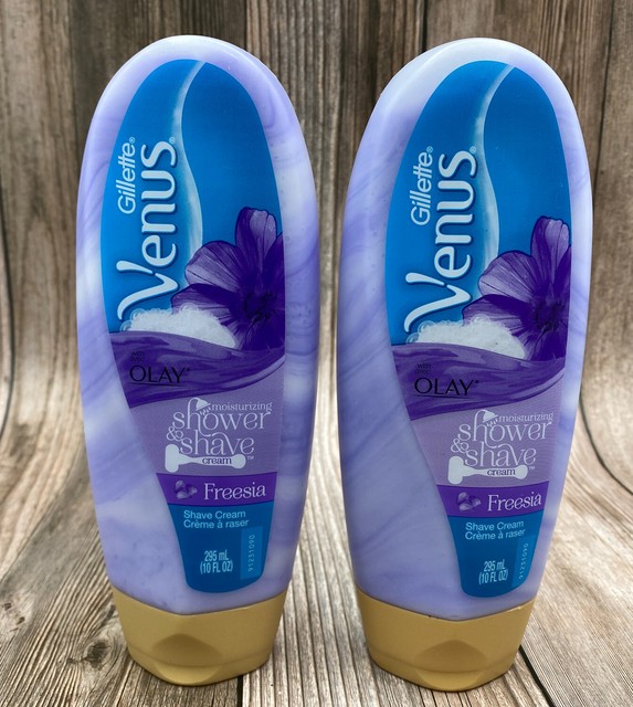Gillette Venus With Olay Moisturizing Shower & Shave Cream Freesia 10